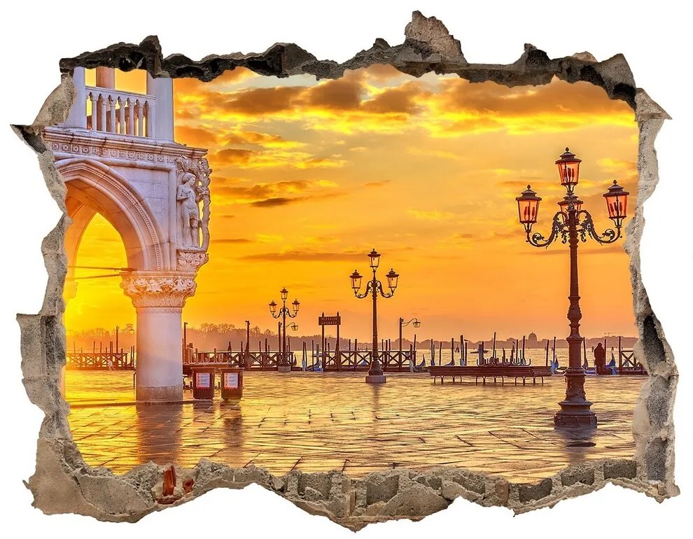 Fototapeta díra na zeď 3D Venice italy nd-k-71800886