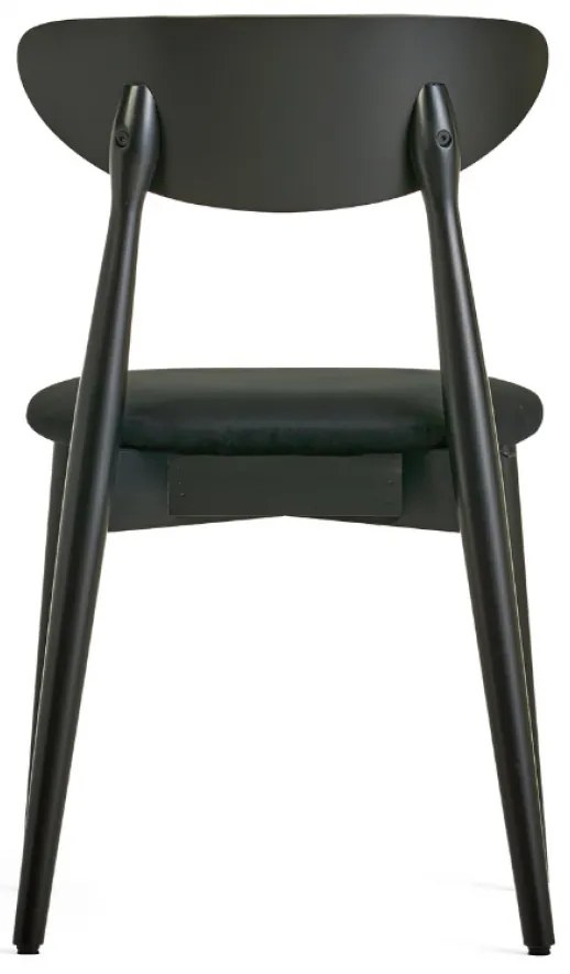 SOLAR BLACK 2.0 DREVENÁ STOLIČKA S PODSEDÁKOM black