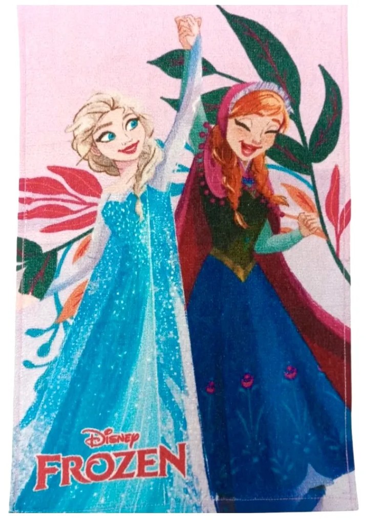 Detský uterák Frozen ružový 30X50cm Setino