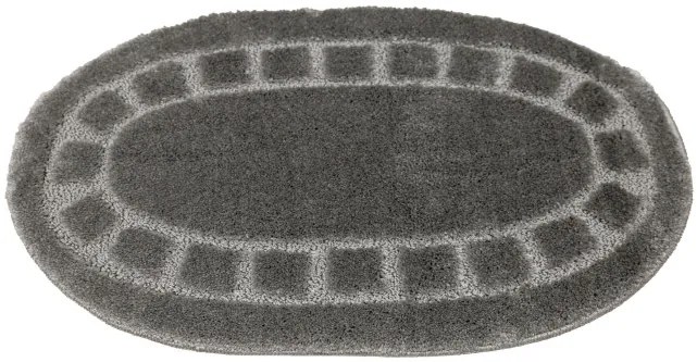 Kúpeľňový koberček OCEAN sivý ovál