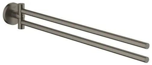 Grohe Essentials držiak uterákov kartáčovaný hard graphite G40371AL1