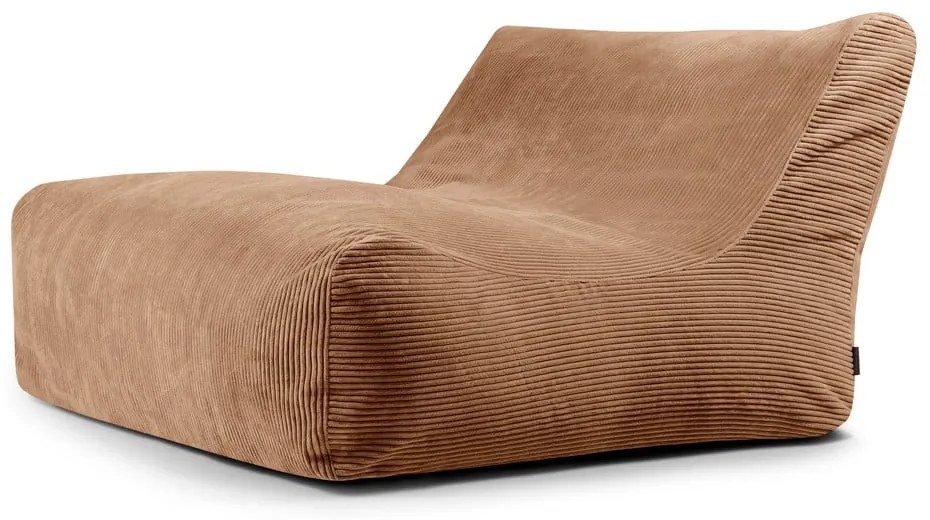 Hnedý menčestrový sedací vak Sofa Lounge – SLOWDOWN