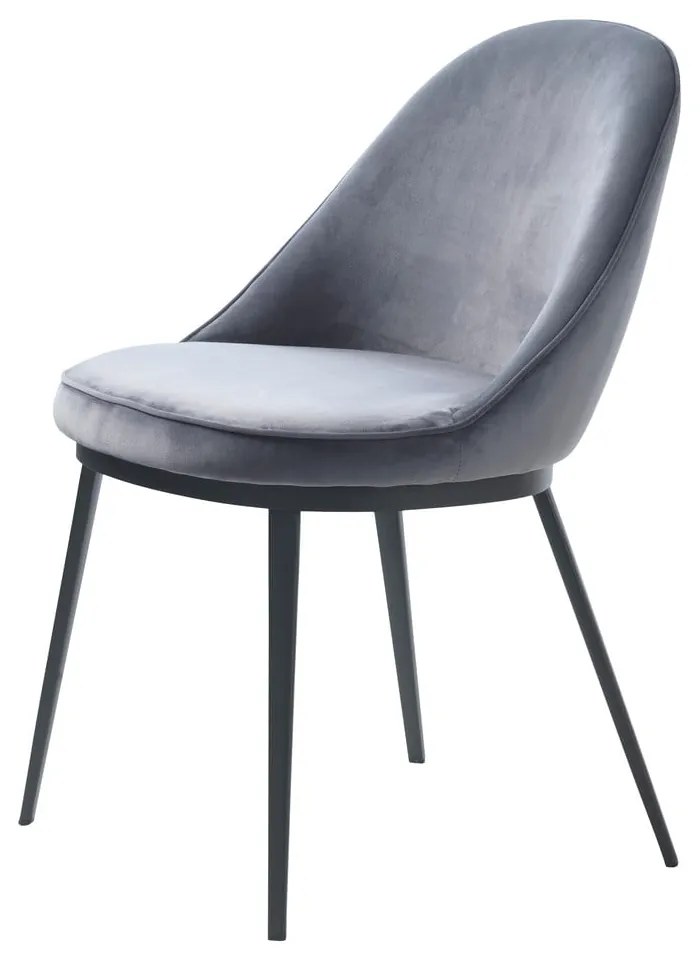 Sivá jedálenská stolička Gain – Unique Furniture