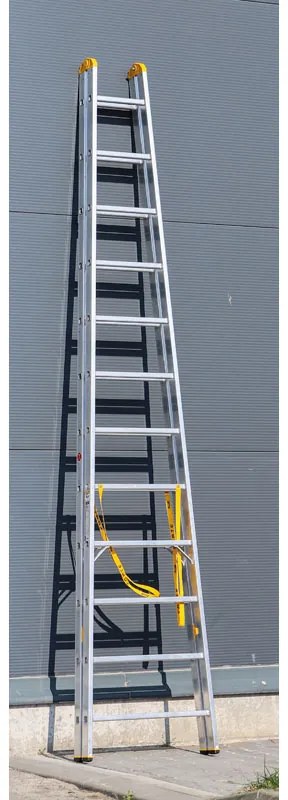 Hliníkové štafle ALVE FORTE, 2x12 priečok, výška 3,37 m