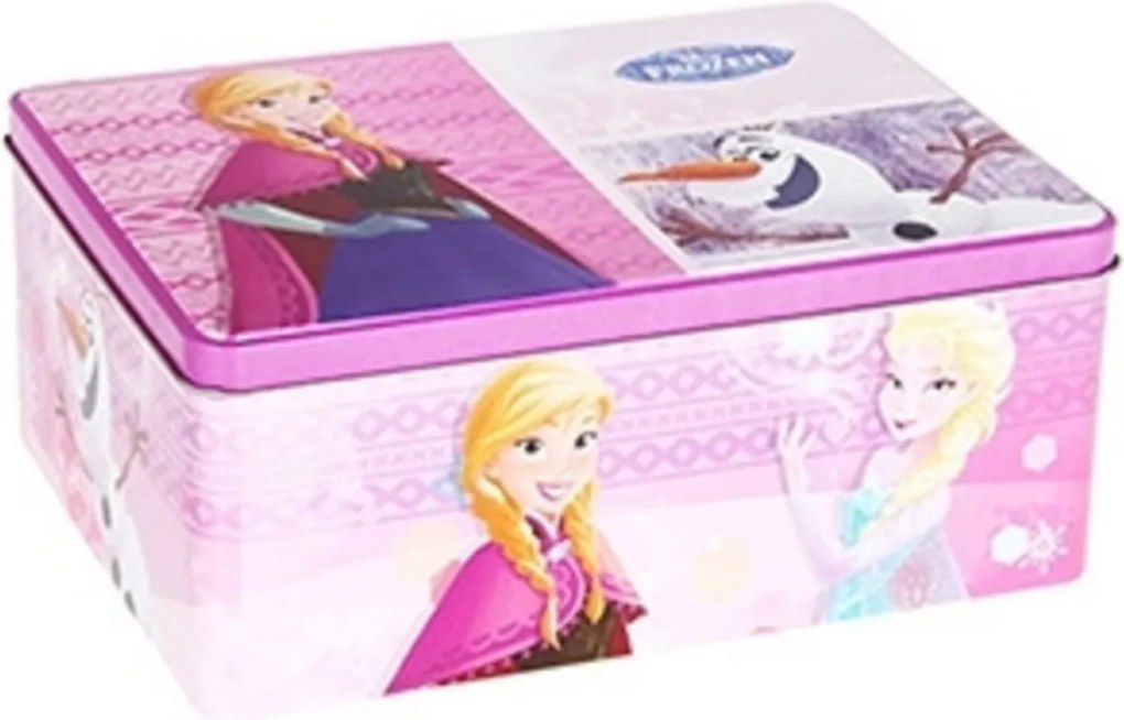 Disney Plechová krabička Frozen 22,5x17x9cm