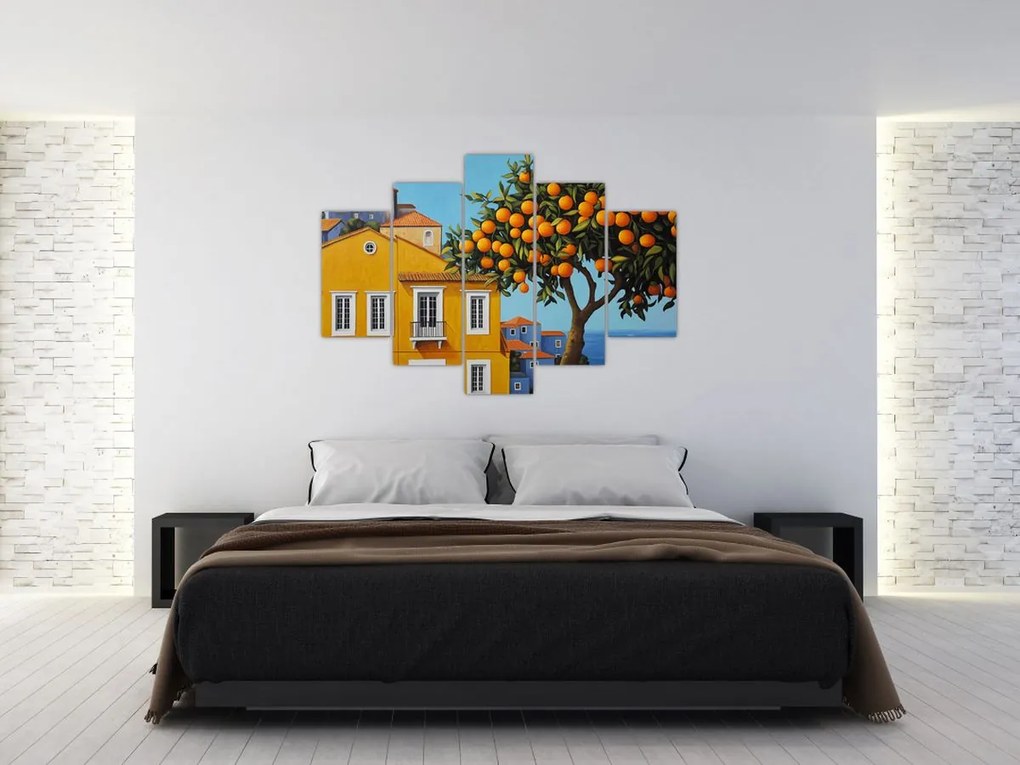 Obraz - Pomarančovník (150x105 cm)