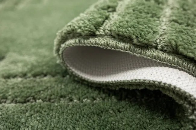 Kúpeľňový koberček Sego zelený, mozaika