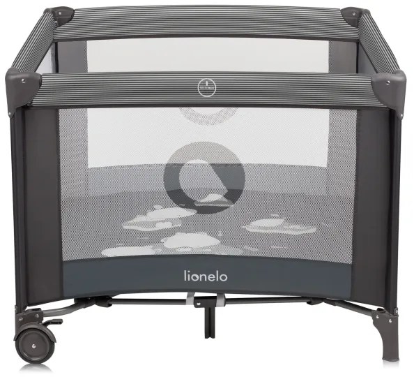 Lionelo - Hracia ohrádka BONNIE Grey Scandi