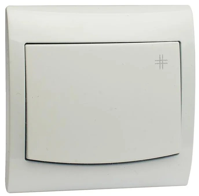 Vypínač krížový biely LP-4V