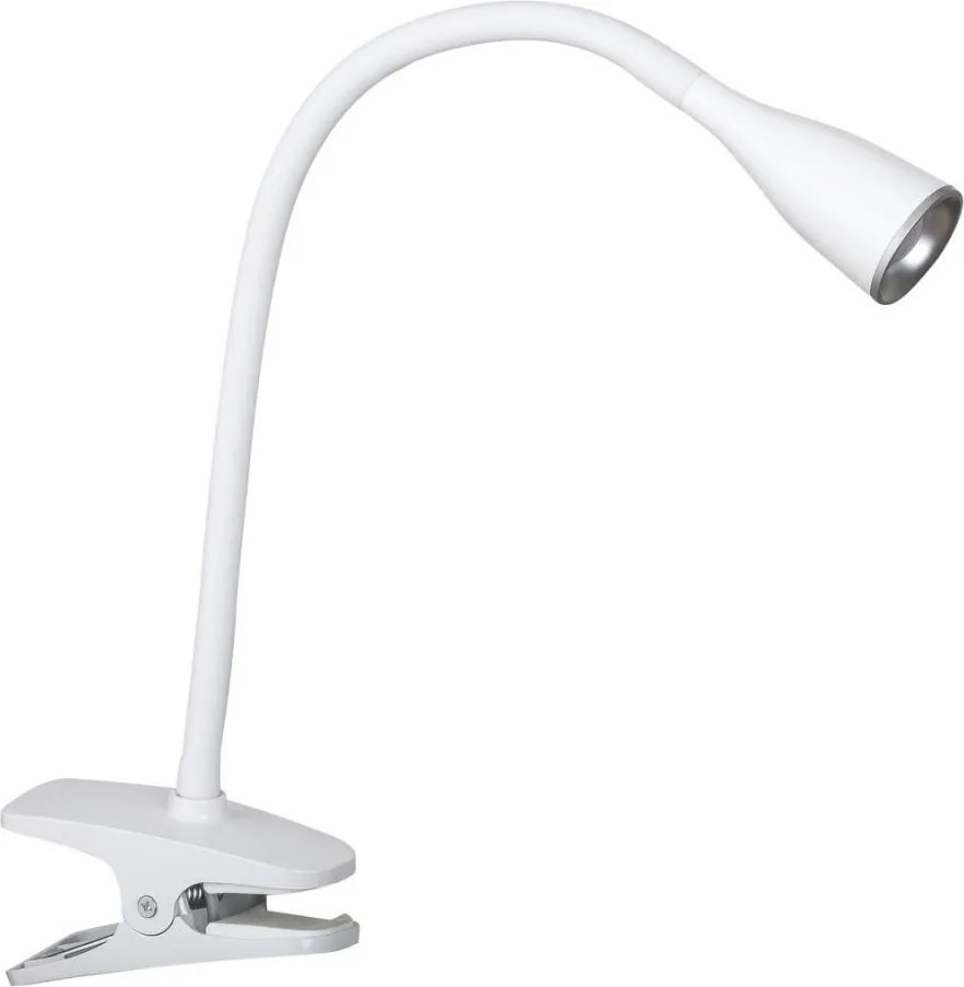Rabalux 4196 - LED stolová lampa s klipom JEFF LED/4,5W/230V biela