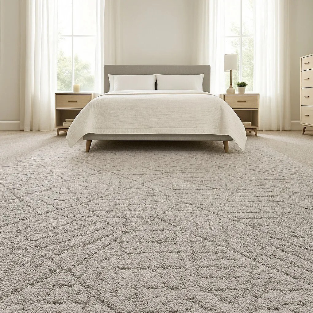 ITC, Koberec metráž Bossanova 39, na mieru, šíře 4m, šedá, filc, chodba / predsieň