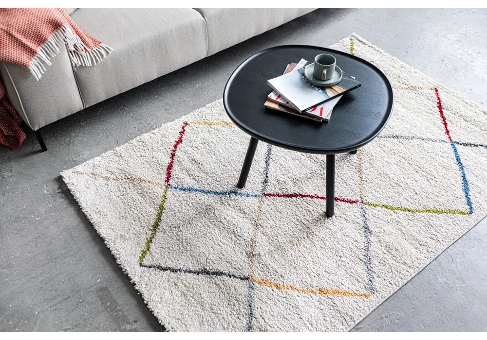 Biely koberec Universal Kasbah White, 160 × 230 cm