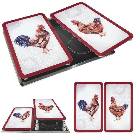 WENKO 2521471500 - Krycia doska ABDECKPLATTE - GRAFIK 30x52 cm pestrofarebná