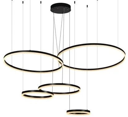 LED Stmievateľný luster na lanku LED/220W/230V 3000-6500K + diaľkové ovládanie