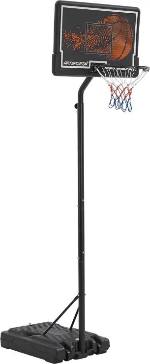 Basketbalový kôš s nastaviteľnou výškou na vonkajšie použiti