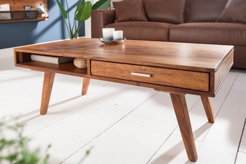 Konferenčný stolík Retro 100cm Sheesham