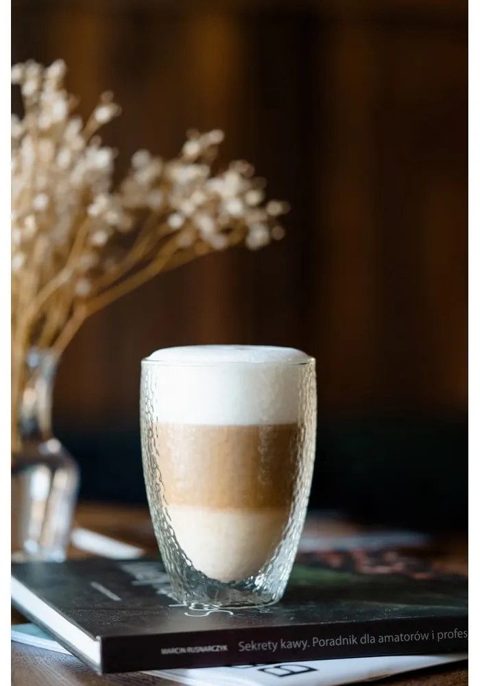 Dvojstenný/na latte sklenený hrnček 350 ml Allessia – Vialli Design