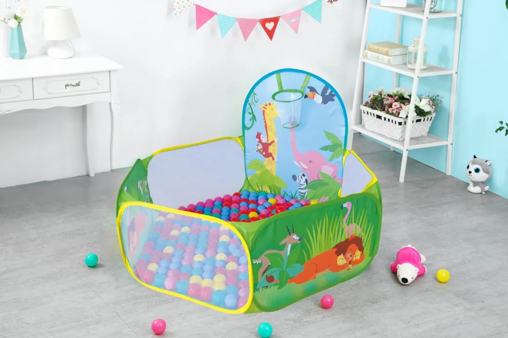 IPLAY Suchý bazén 50 lôpt – zelený