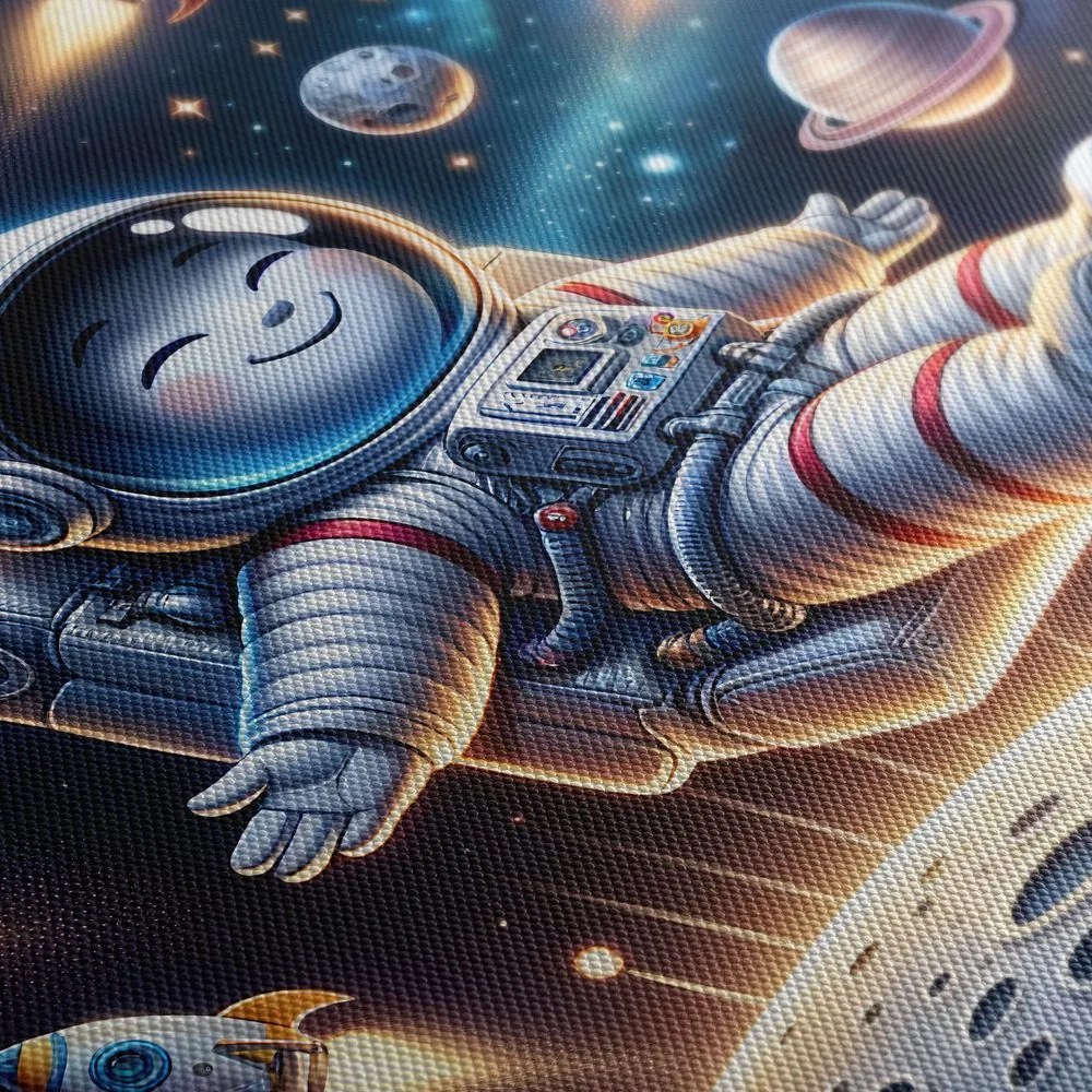Obraz galaxia očami dieťaťa
