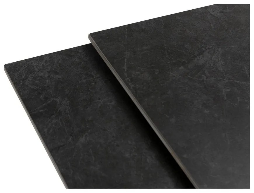 Rozkladací jedálenský stôl s prídavnou doskou s doskou z kameňa 90x150 cm Arlene – Marckeric