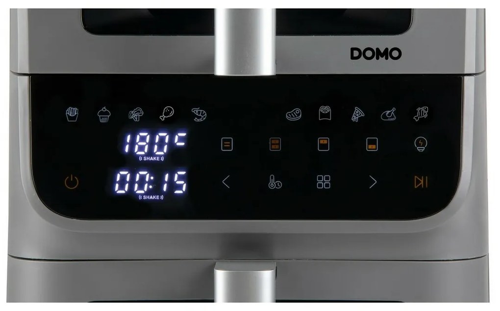 DOMO DO550FR vertikálna dvojitá teplovzdušná fritéza