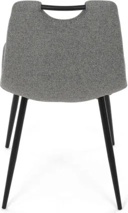 Jedálenská stolička sivá DCL-V2017 GREY2