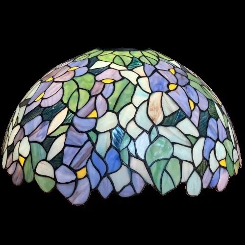 Závesná lampa kolekcia AMAZONIT Tiffany investičná vitráž Ø36