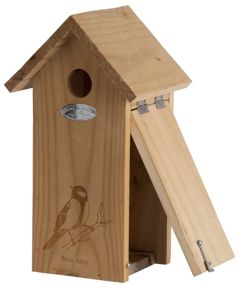 Búdka pre vtákov z masívnej borovice Esschert Design Parus Major