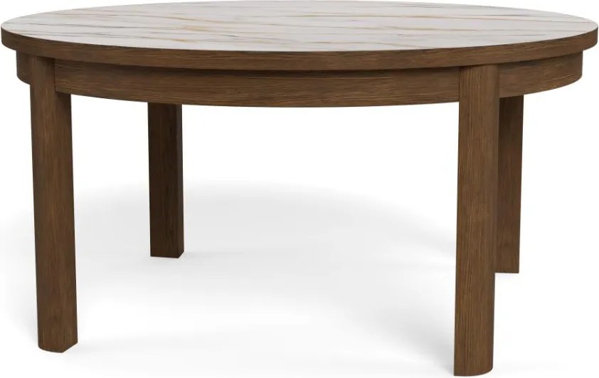 Konferenčný stolík Southampton 90 cm béžový/dymový dub