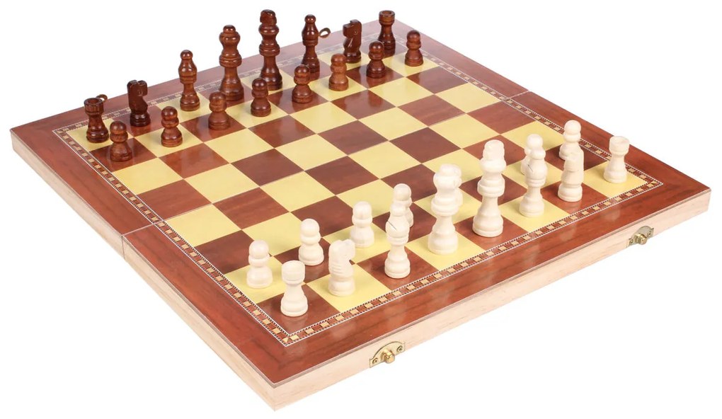 Merco Wood 39 dřevěné šachy balení 1 ks