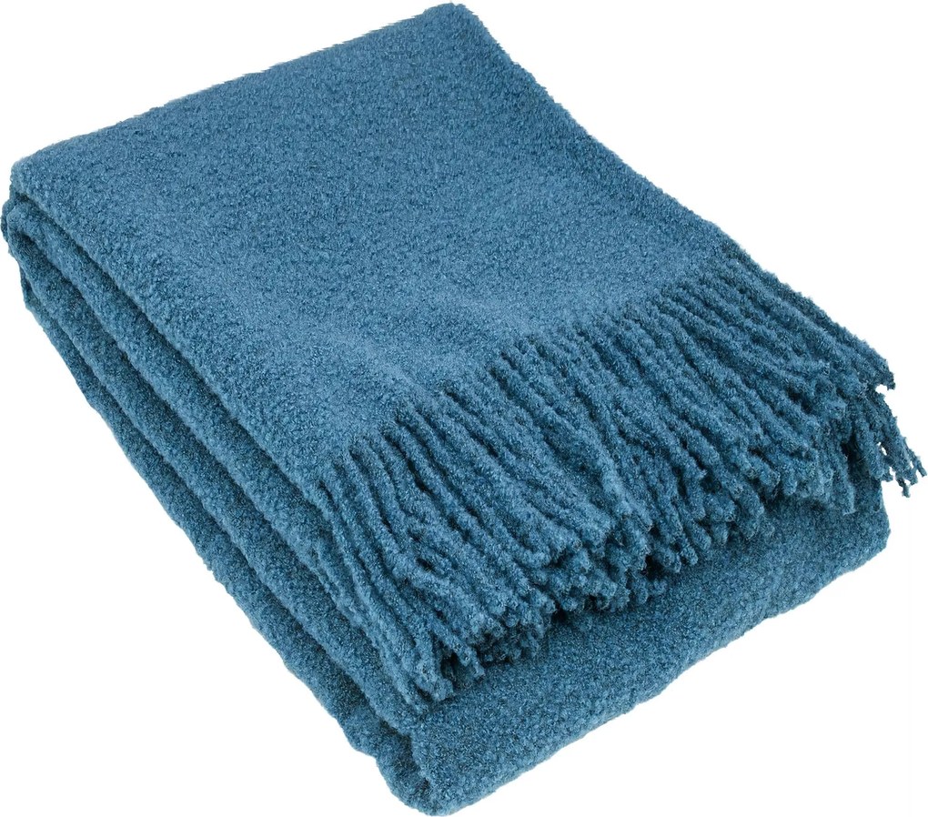 Deka Boucle 140x200cm blue