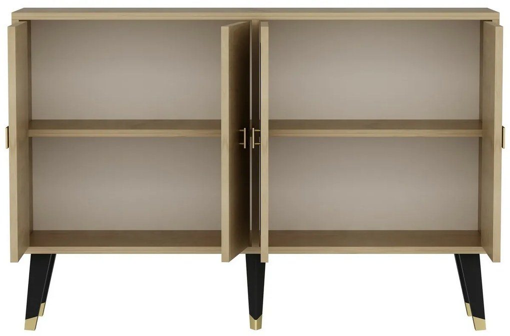 Skrinka Ahart Sapphire Oak and Gold