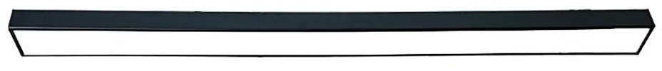 LED Stropné svietidlo LED/32W/230V 4000K 120x7 cm čierna