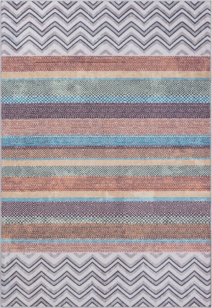 My Flair, Kusový koberec Vici CA30022 grau – na von aj na doma, 160x230, viacfarebná, chodba / predsieň