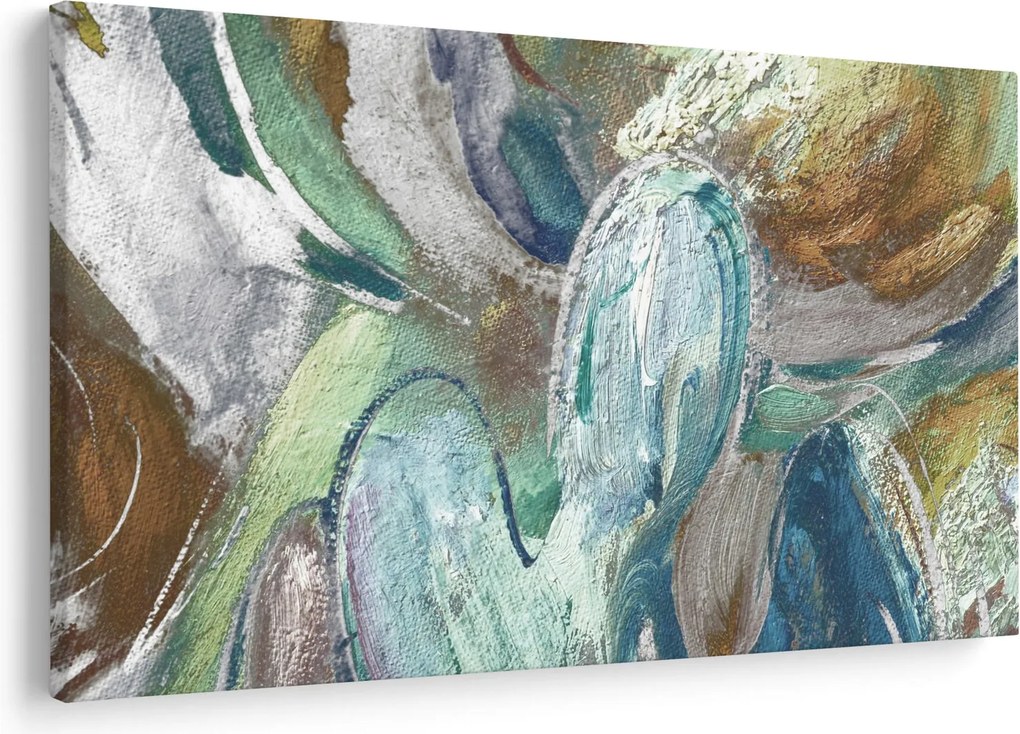 Obraz - Abstraktné maľba postavy (90x60 cm)