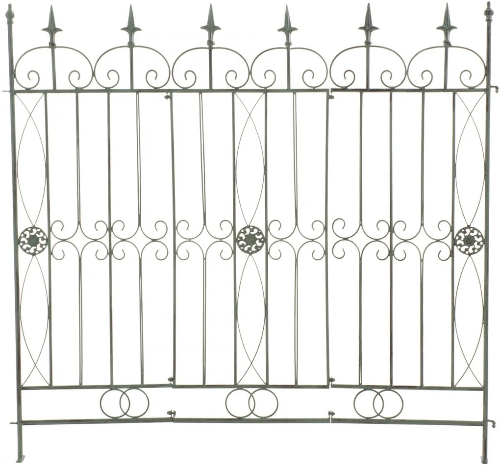 Mriežka na popínavé rastliny Mangold - 115 x 125 cm - Zelená antik