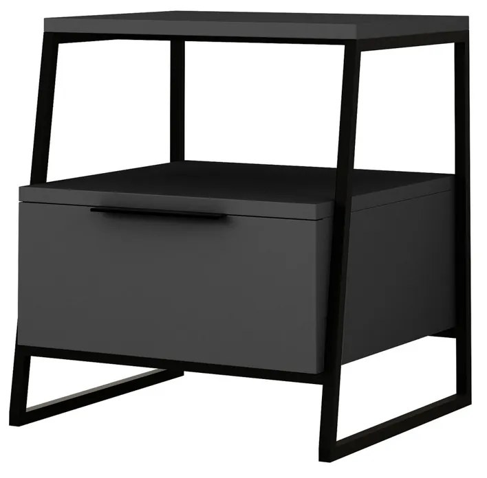 Nočný stolík Pal Anthracite