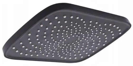 Erga Sami, dažďová hlavová sprchová hlavica 30x20 cm, čierna matná, ERG-YKA-BP.SAMI-XL-BLK