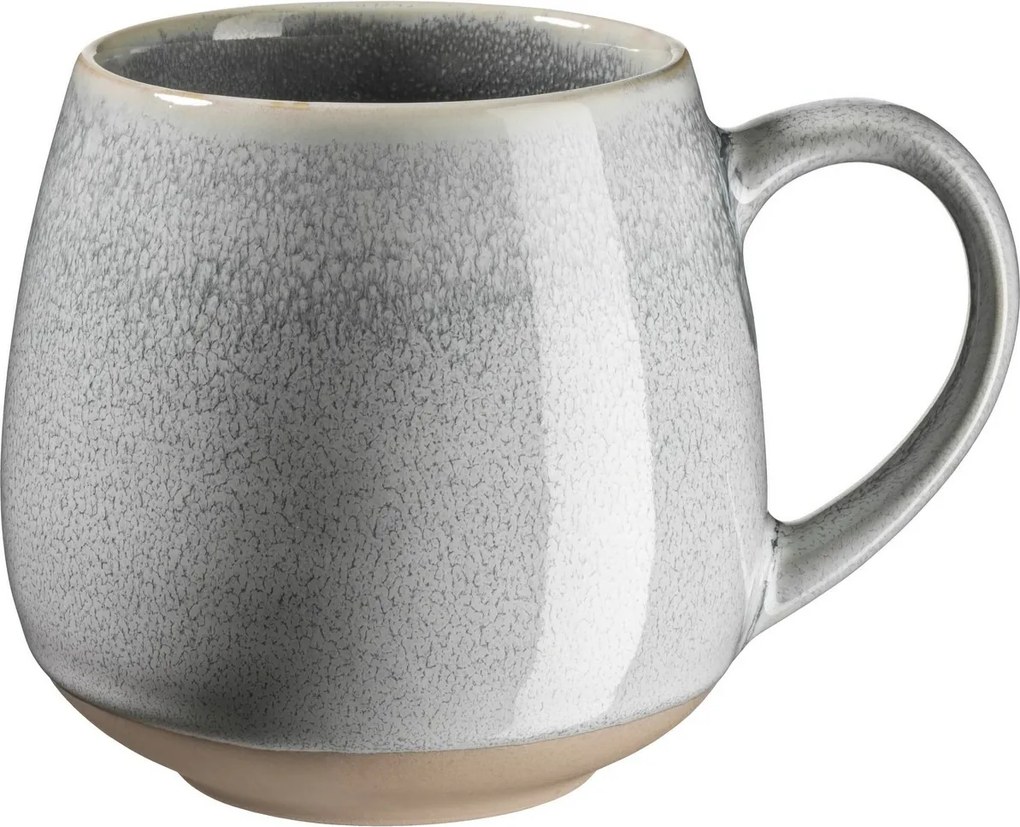 Mäser Súprava veľkých hrnčekov 4 ks AQUATA – 500 ml, sivá, 500 ml