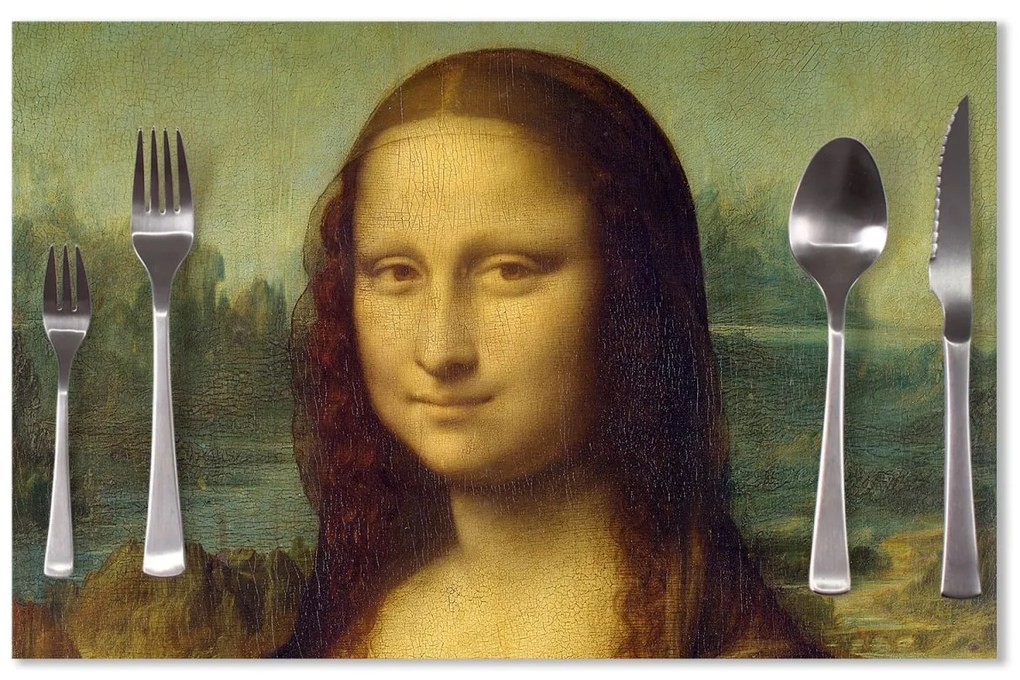 Sablio Prestieranie Mona Lisa - Leonardo da Vinci: 40x30cm