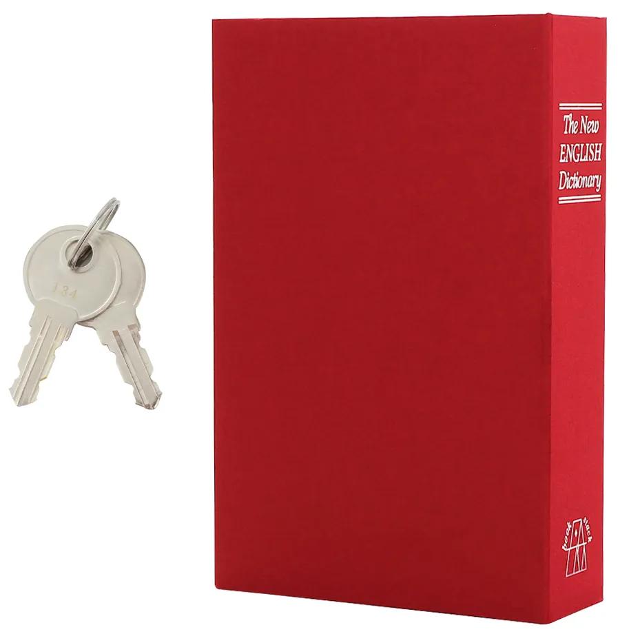Rottner BookCase úschovná kazeta červená