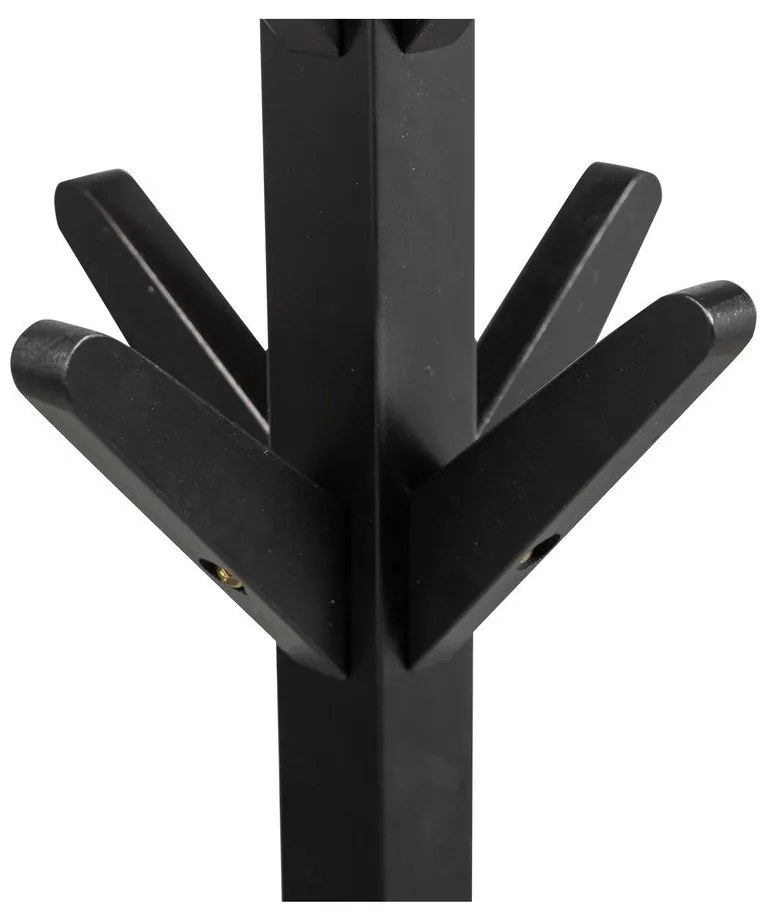 Čierny vešiak z brezového dreva Studio – WOOOD