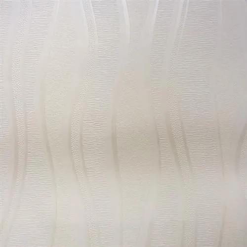 Vinylové tapety na stenu 0993230, vlnovky biele s perleťou, rozmer 10,05 m x 0,53 m, P+S International