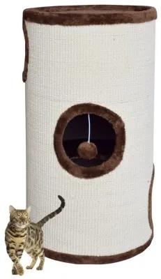 Sammer Tunelový drapák pre mačky v hnedej farbe 70 cm HD17020