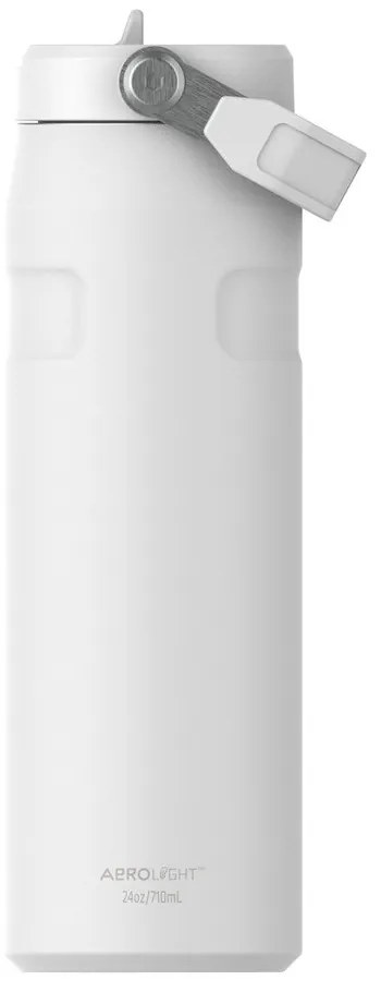 Biela termoska z nehrdzavejúcej ocele 700 ml IceFlow™ Bottle Flip Straw 2.0 Frost – Stanley