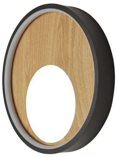 Searchlight 36303-1BK - LED Nástenné svietidlo CURIO LED/11W/230V hnedá