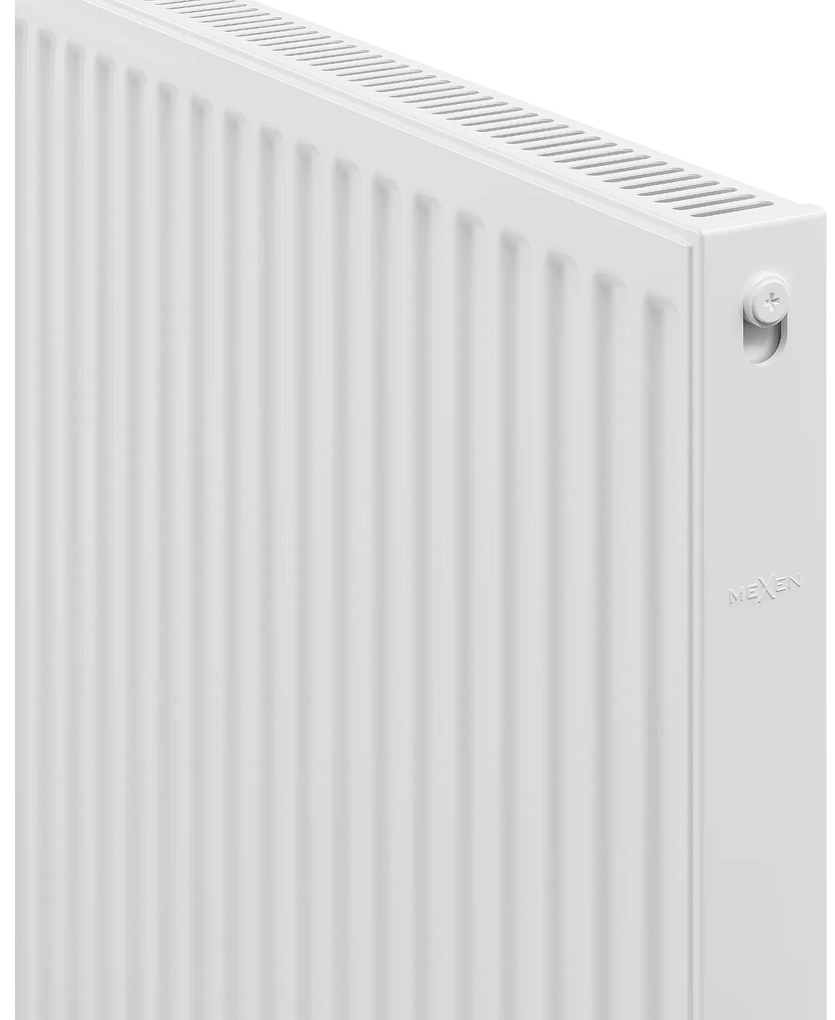 Mexen, Panelový radiátor Mexen C21 500 x 400 mm, bočné pripojenie, 443 W, biely - W421-050-040-00