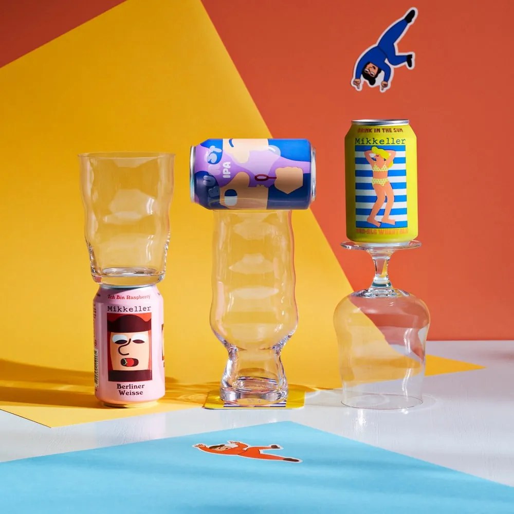 Poháre v súprave 2 ks na pivo 400 ml Mikkeller – Holmegaard