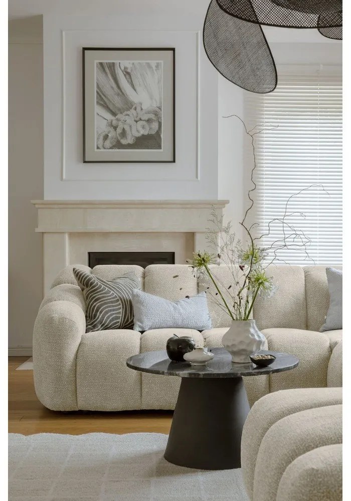 Béžová rohová pohovka (ľavý roh/do tvaru "U") Shell – Miuform