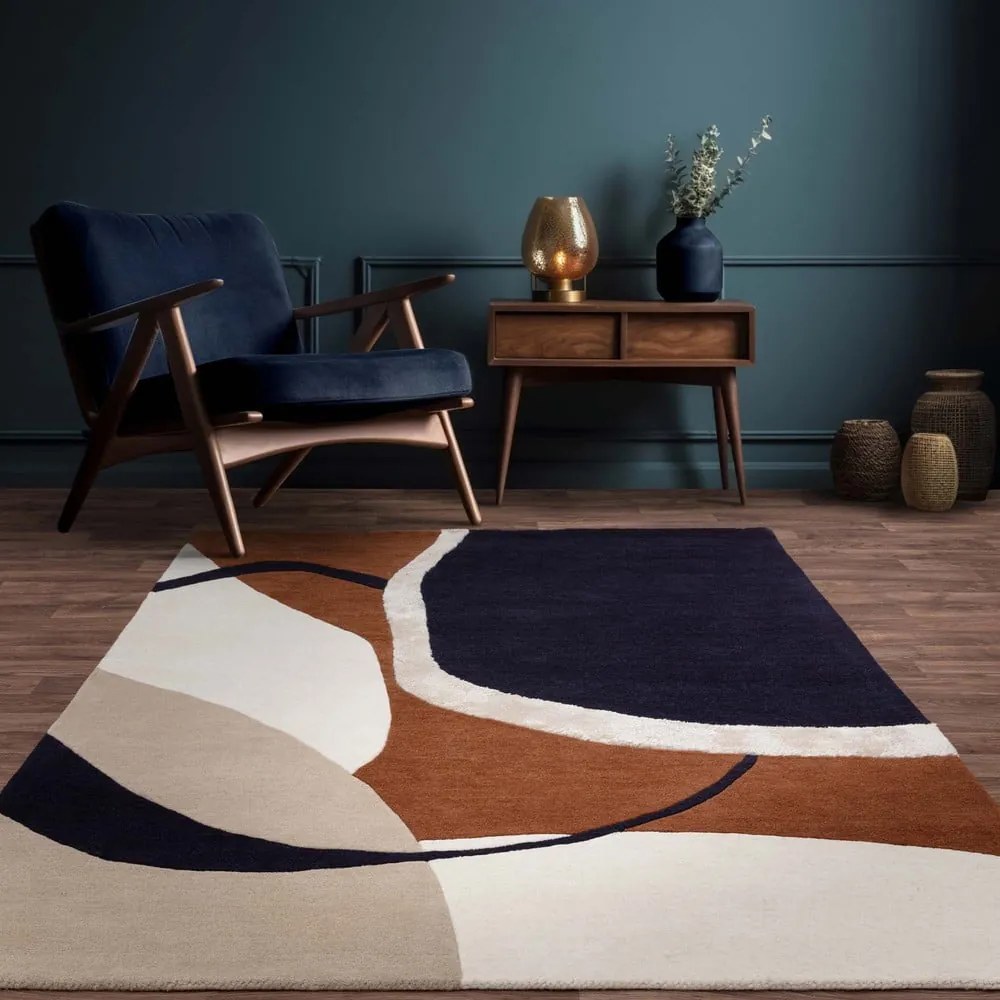 Ručne tkaný vlnený koberec v tehlovej farbe 200x300 cm Matrix – Asiatic Carpets